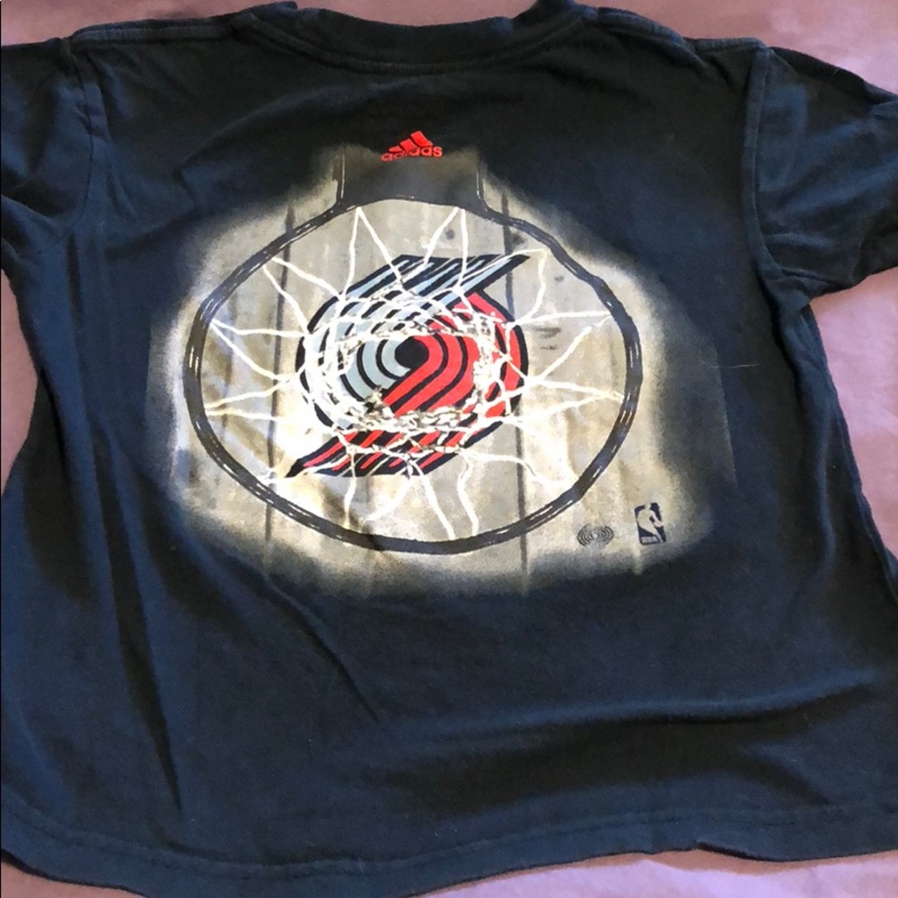 Portland Trailblazers Tee, size 7 - Picture 2 of 3